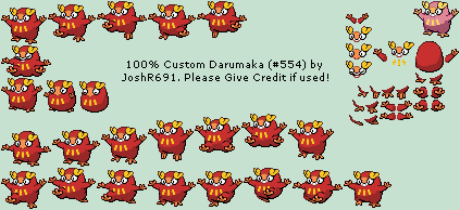 Pokémon Customs - #554 Darumaka