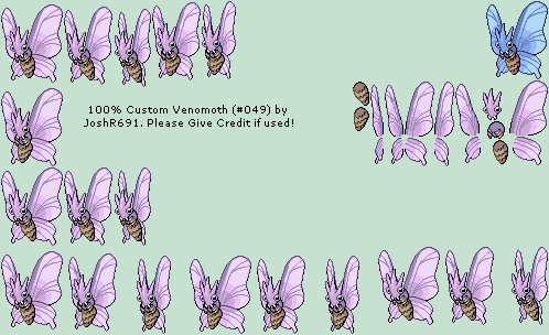 Pokémon Generation 1 Customs - #049 Venomoth