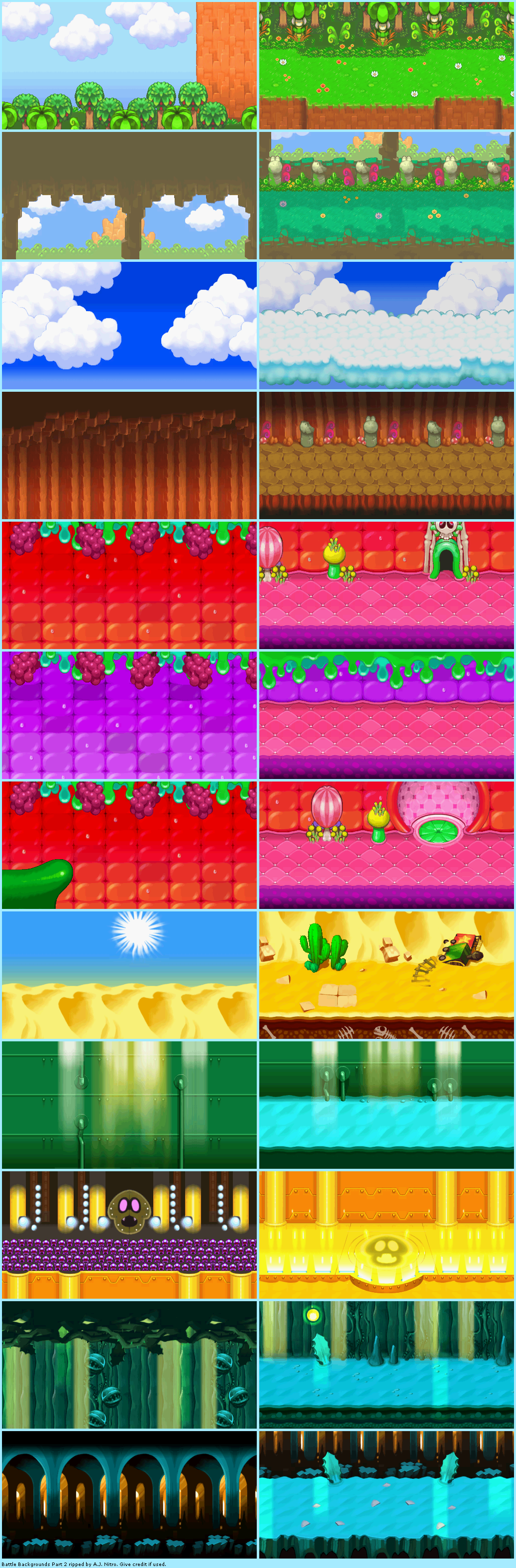 Mario & Luigi: Partners in Time - Battle Backgrounds 02