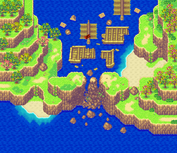 Golden Sun 2: The Lost Age - Osenia Cliffs & Destroyed Ship