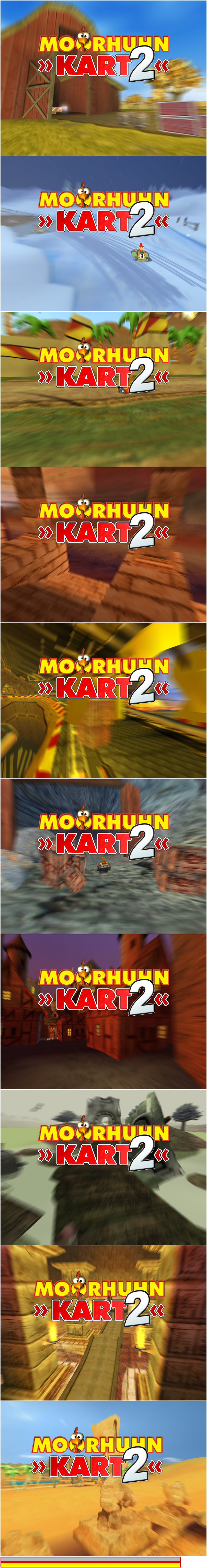 Moorhuhn Kart 2 - Loading Screens