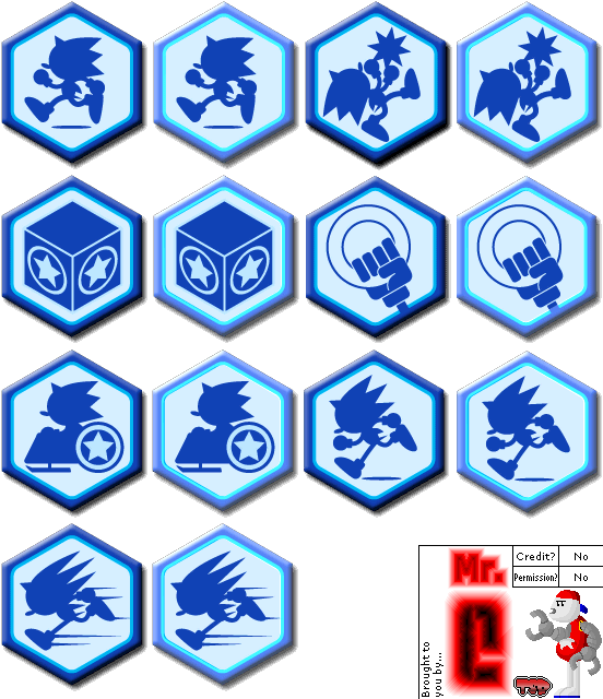 Sonic Heroes - 2-Player Mode Select Icons