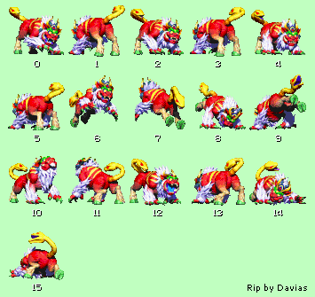 Golden Sun - Unused Enemy (Chimera)