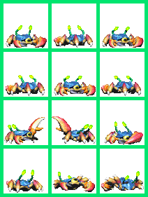 Golden Sun - Unused Enemy (Crab)