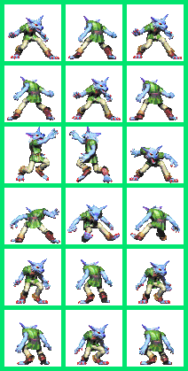 Golden Sun - Unused Enemy (Wolfkin)