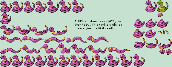 Pokémon Generation 1 Customs - #023 Ekans