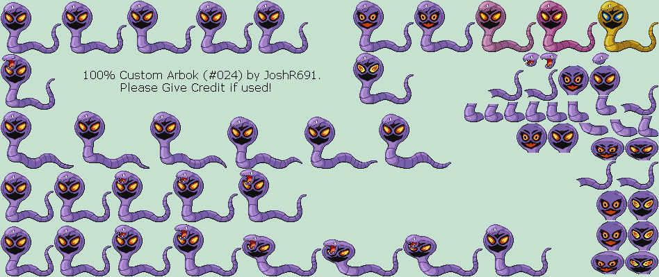 Pokémon Generation 1 Customs - #024 Arbok