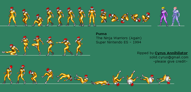 The Ninja Warriors / Ninja Warriors Again - Puma