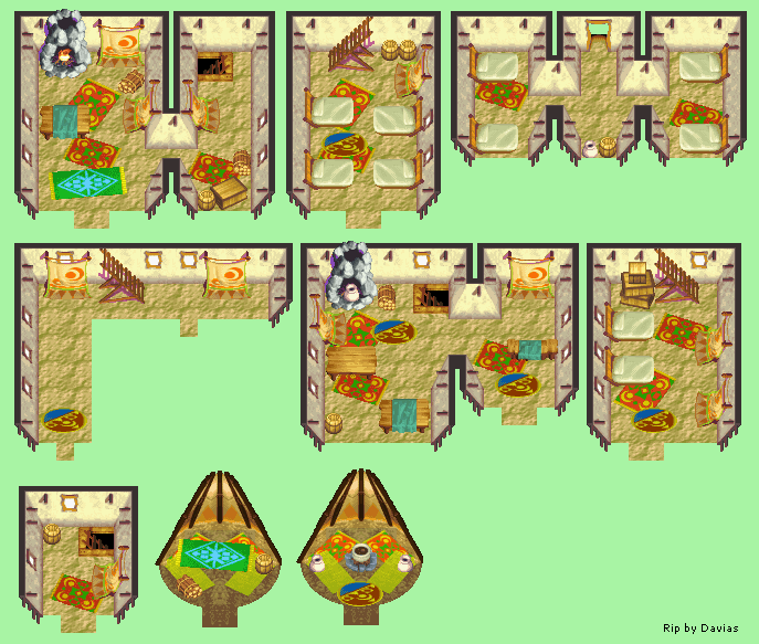 Golden Sun 2: The Lost Age - Shaman Village Interior