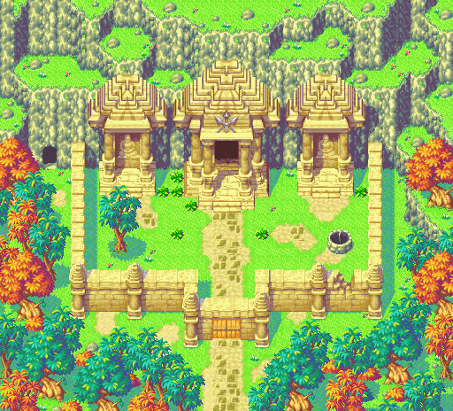 Golden Sun 2: The Lost Age - Kandorean Temple Exterior