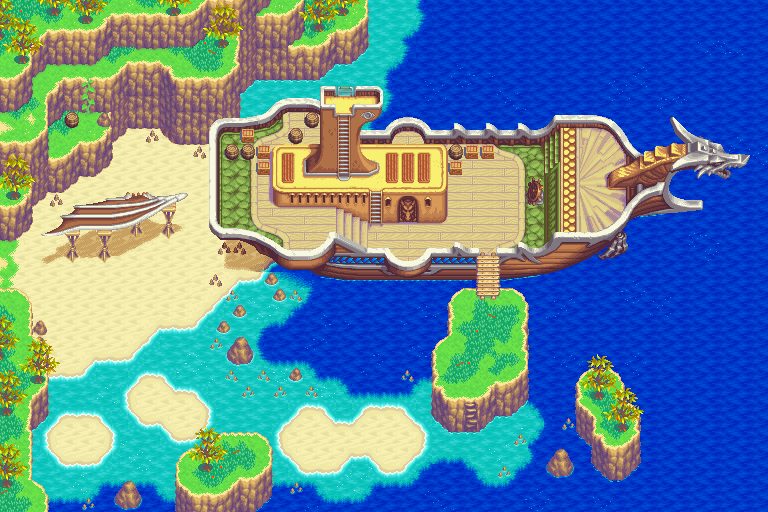 Golden Sun 2: The Lost Age - Atteka Inlet & Lemurian Ship