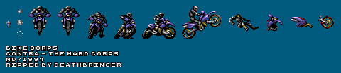 Contra: Hard Corps - Bike Corps.