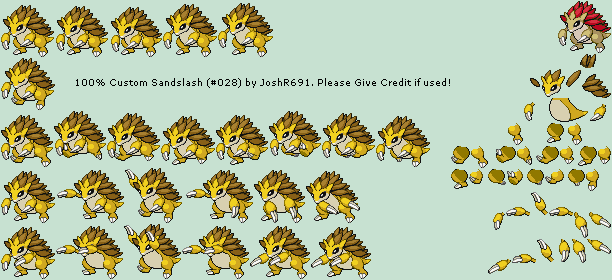 Pokémon Generation 1 Customs - #028 Sandslash
