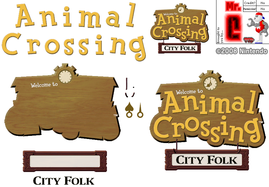 Animal Crossing: City Folk - Title Screen (US)