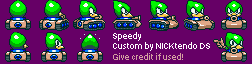 Sonic the Hedgehog Customs - Battle Kukku XVI / Speedy (Super Mario Kart-Style)
