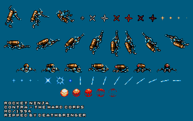 Contra: Hard Corps - Rocket Ninja