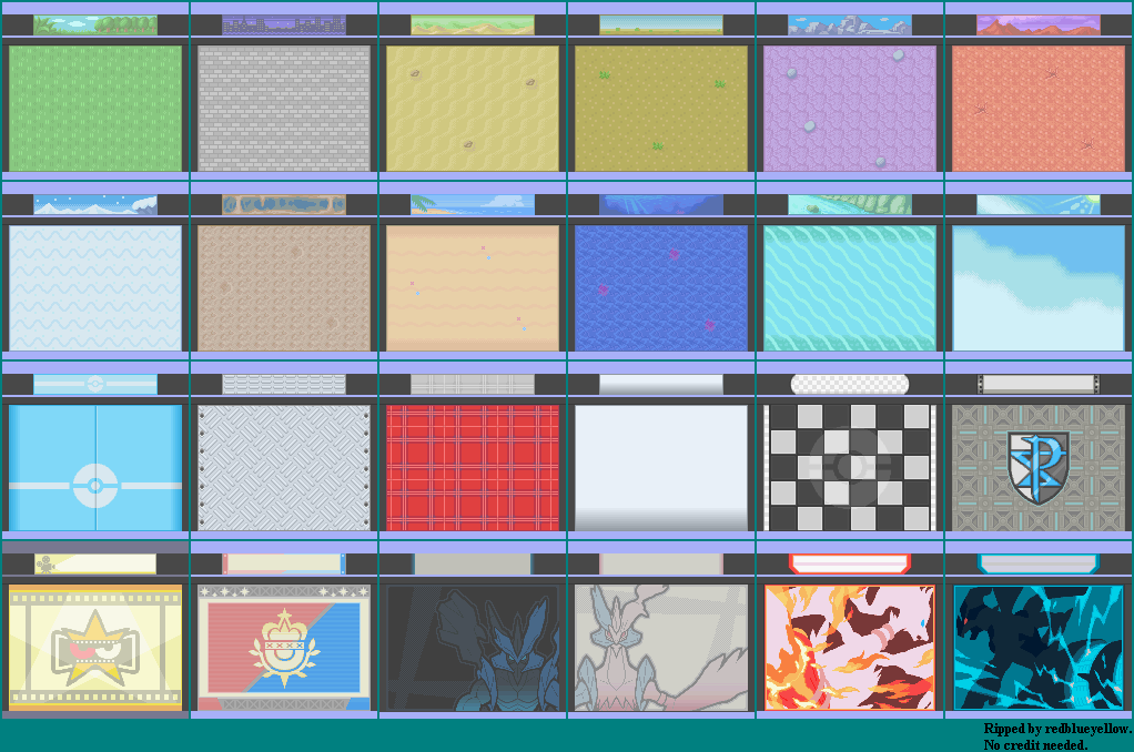 Pokémon Black 2 / White 2 - Box Backgrounds