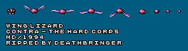 Contra: Hard Corps - Wing Lizard