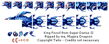 Super Darius II (JPN) - King Fossil