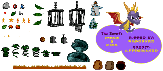 The Smurfs (PAL) - Items & Miscellaneous