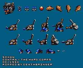 Contra: Hard Corps - Simon