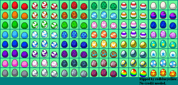 Digimon World DS - Eggs