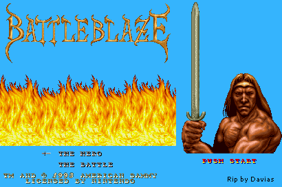 Battle Blaze - Title