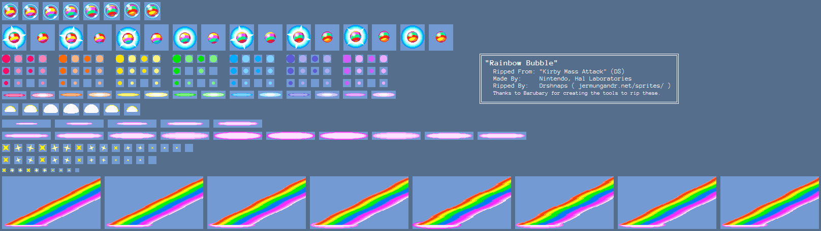 Kirby Mass Attack - Rainbow Bubble