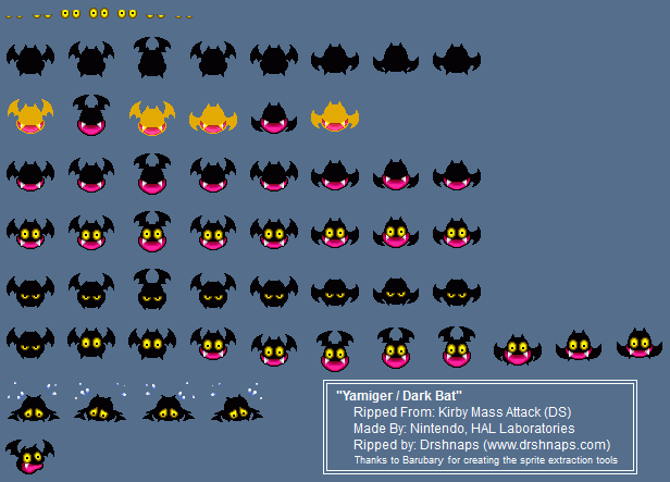 Kirby Mass Attack - Gloombat