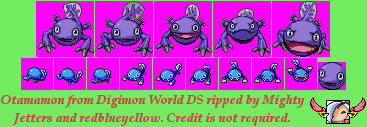 DS / DSi - Digimon World DS - Otamamon - The Spriters Resource
