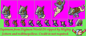 Digimon World DS - Tapirmon