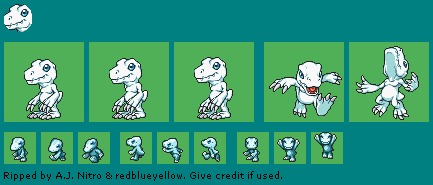 Digimon World DS - SnowAgumon