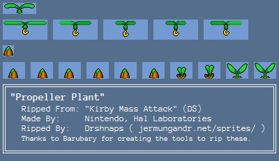 Kirby Mass Attack - Propeller Plant