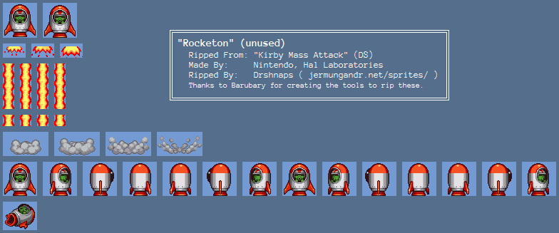 Kirby Mass Attack - Rocketon