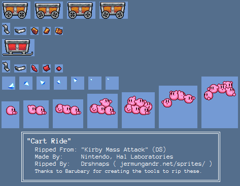 Kirby Mass Attack - Cart Ride