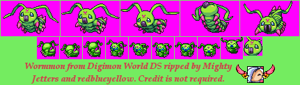 Digimon World DS - Wormmon