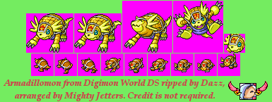 Digimon World DS - Armadillomon