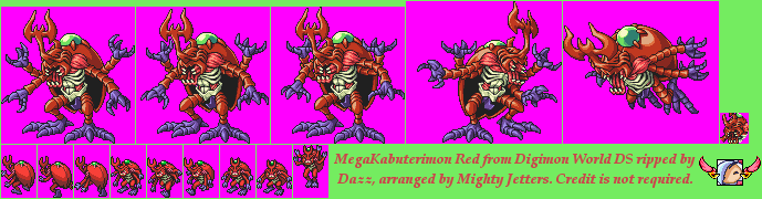 Digimon World DS - MegaKabuterimon Red