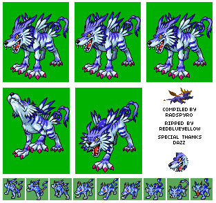 Digimon World DS - Garurumon