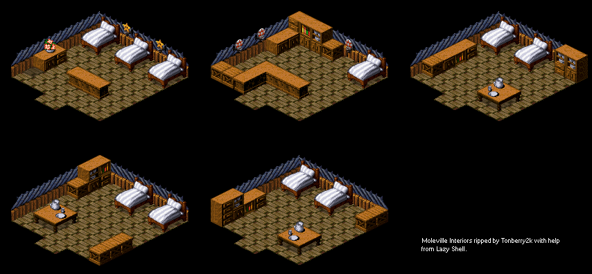 Super Mario RPG: Legend of the Seven Stars - Moleville Interior