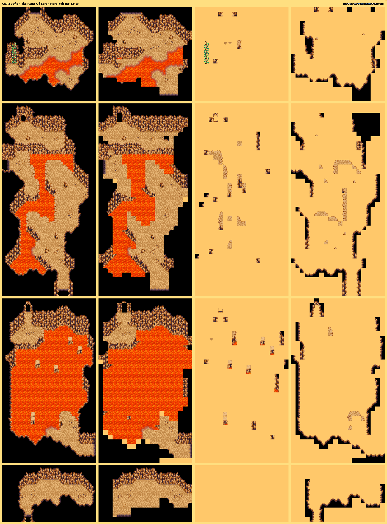 Lufia: The Ruins of Lore - Mera Volcano 12-15