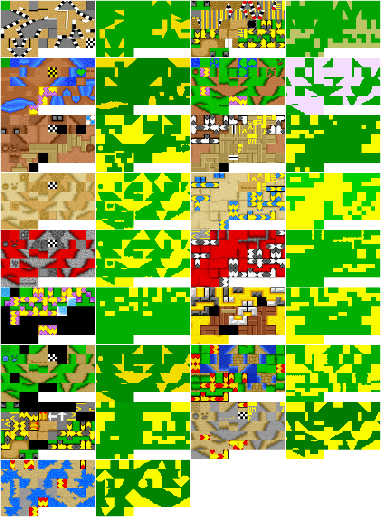 Wacky Wheels - Tilesets