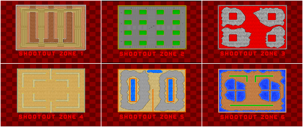 Wacky Wheels - Shootout Zones (Bonus)