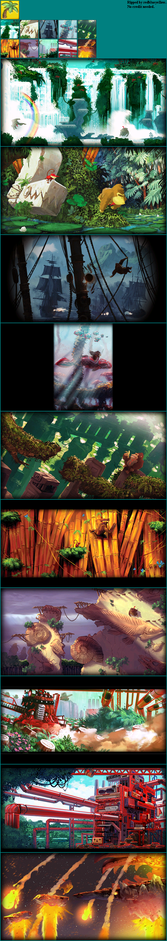 Donkey Kong Country Returns - Worlds Gallery