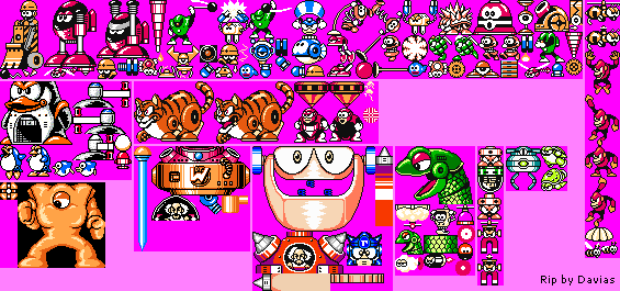 Mega Man 3 - Enemies & Bosses