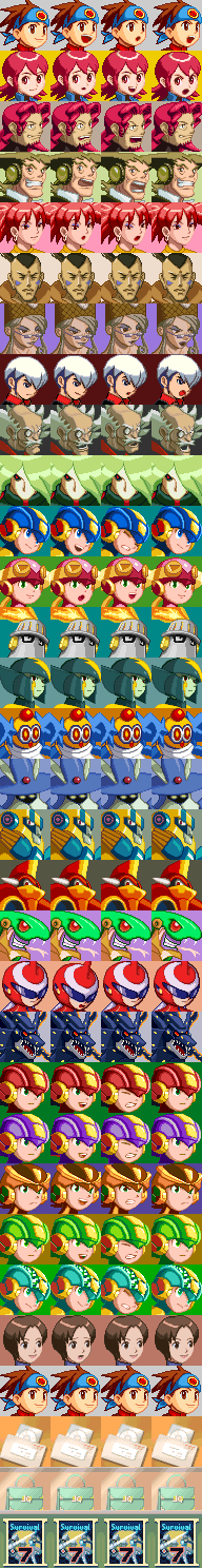 Rockman.EXE WS - Portraits