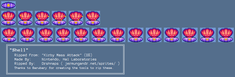 Kirby Mass Attack - Shell