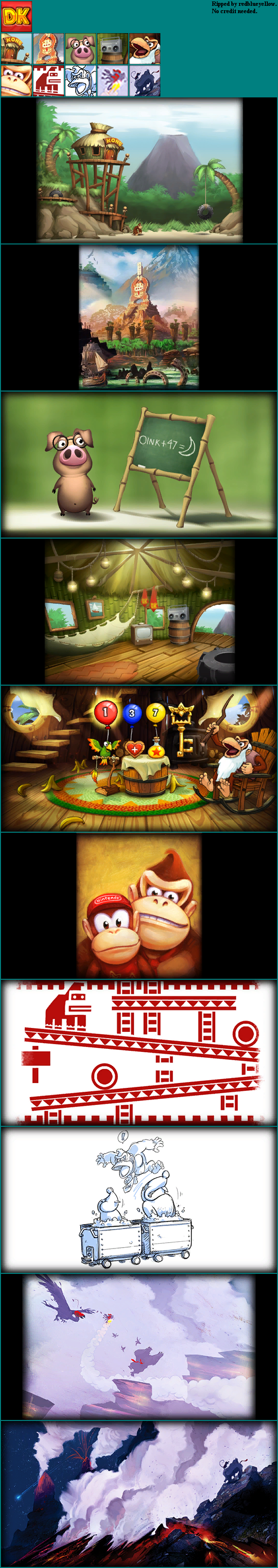 Donkey Kong Country Returns - Kong Gallery