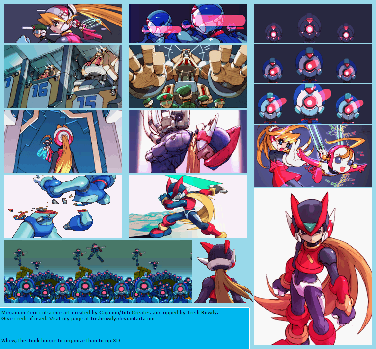 Mega Man Zero - Cutscene Art