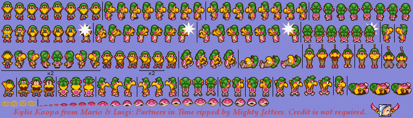 Mario & Luigi: Partners in Time - Kylie Koopa